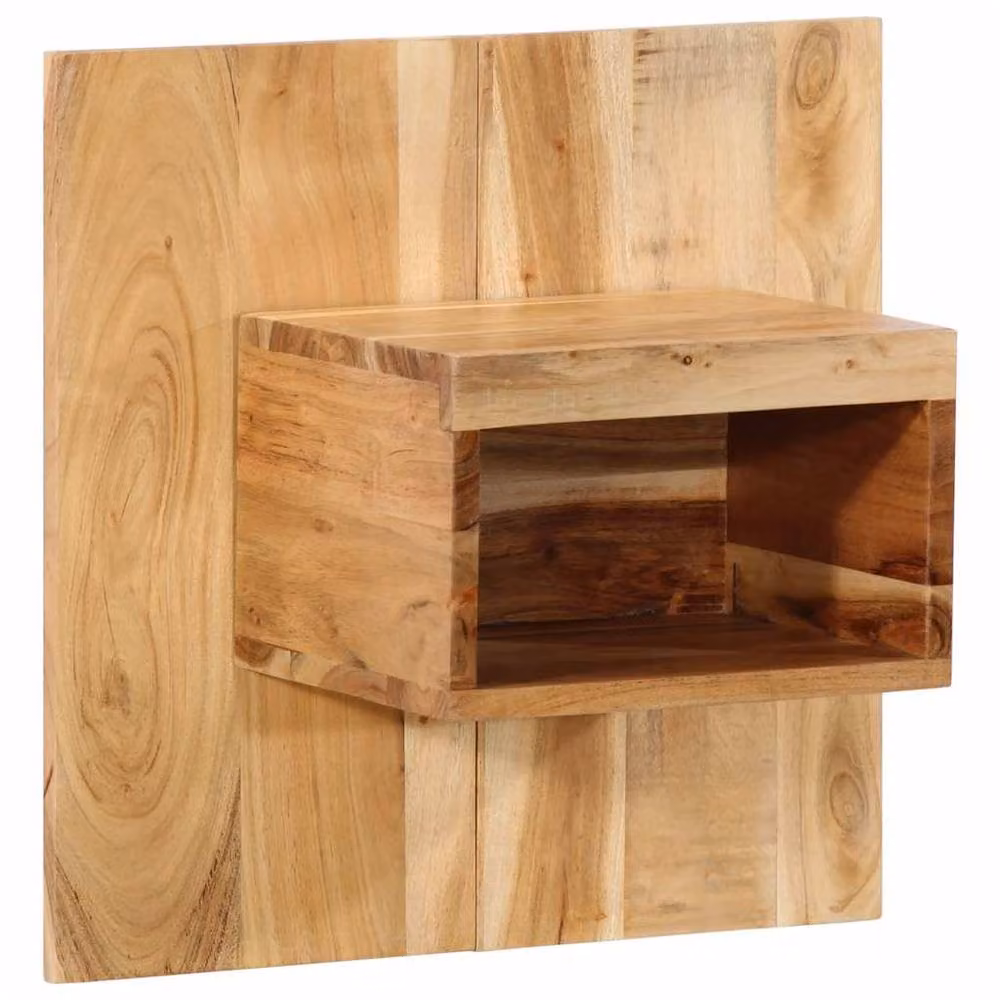 Berkfield Home Stable Bedside Cabinet in Brown Solid Acacia Wood W/D/H: 50 x 27 x 50 cm – 2