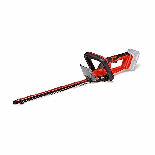 Einhell Power X-Change 18V Cordless Reciprocating Hedge Trimmer with 50cm Blade in Red and Black – 1