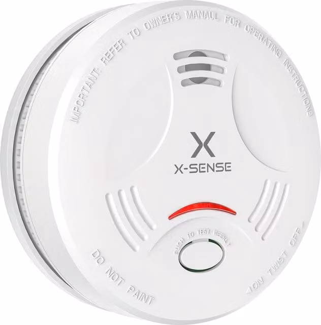 X-Sense SD11 Smoke Alarm with 10-Year Battery, White