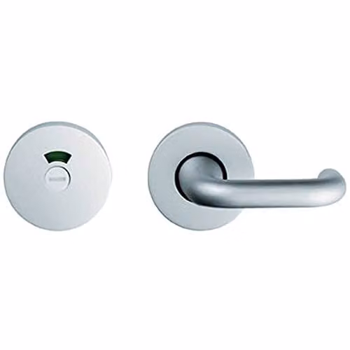 Loops Disabled Lock and Release Handle with Indicator in Satin Anodised Aluminium