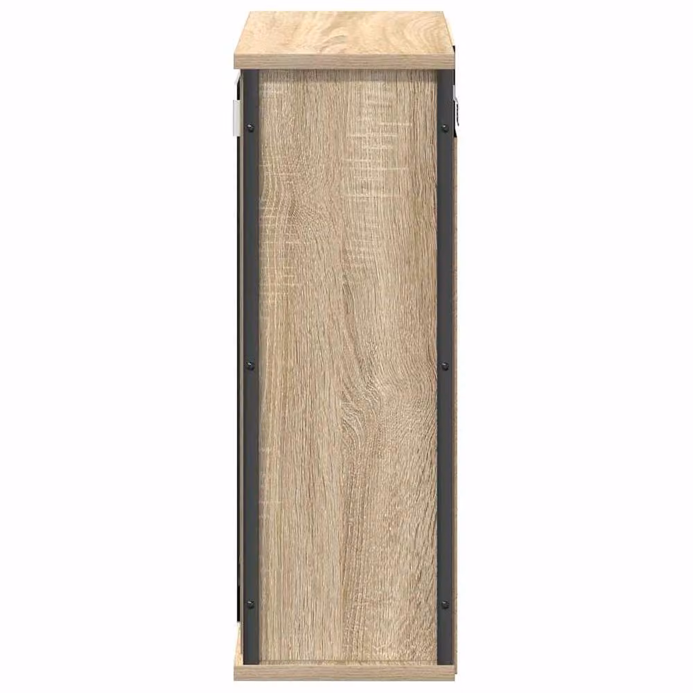 Berkfield Home Sonoma Oak Bathroom Wall Cabinet with Mirror in Brown W/D/H: 50 x 21 x 60 cm – 3