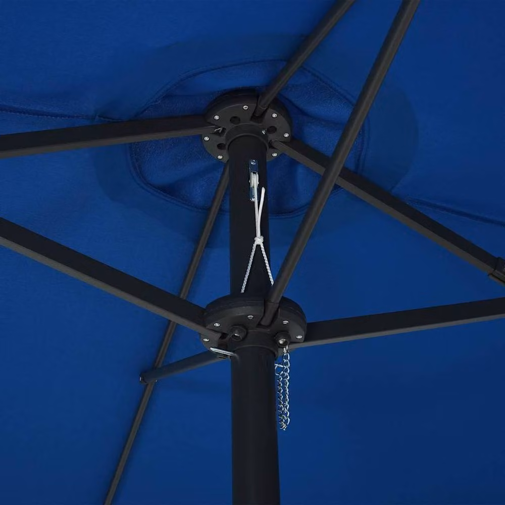 Berkfield Home Blue Cantilever Outdoor Parasol with Aluminium Pole, W: 460 cm, D: 270 cm, H: 246 cm – 2