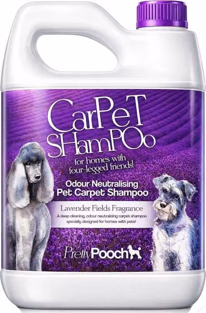 Pretty Pooch Dog Carpet Shampoo Cleaner Solution for Machines or Manual Use, Purple