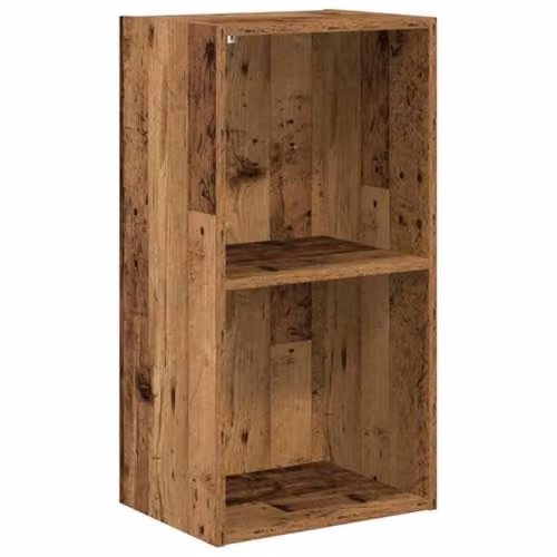 vidaXL Rustic Old Wood Bookcase in Brown, W/D/H: 40 x 30 x 77 cm