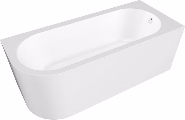 Balterley Ancorner Right Handed Corner Unit in White W/D/H: 170 x 75 x 75 cm
