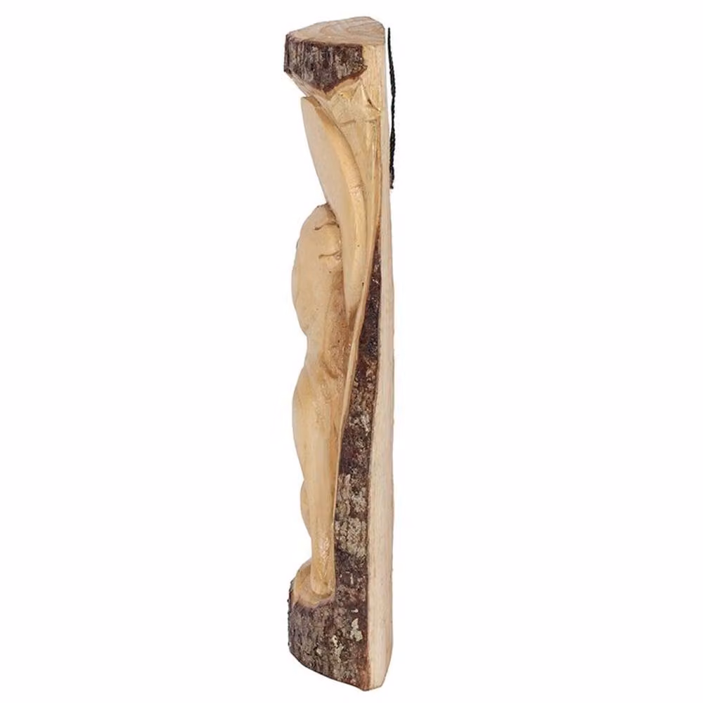 Uniqueful Brown Wood Wolf Carving Animal Decoration – 2