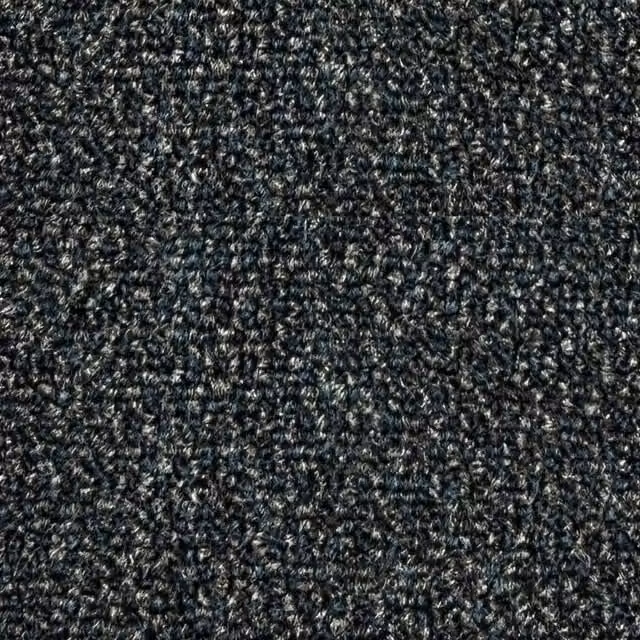 Vinyl Flooring UK HypD Contract Carpet Tiles in True Black, 5.4mm Tufted Loop Pile, 5m2 (20 Tiles Per Box)
