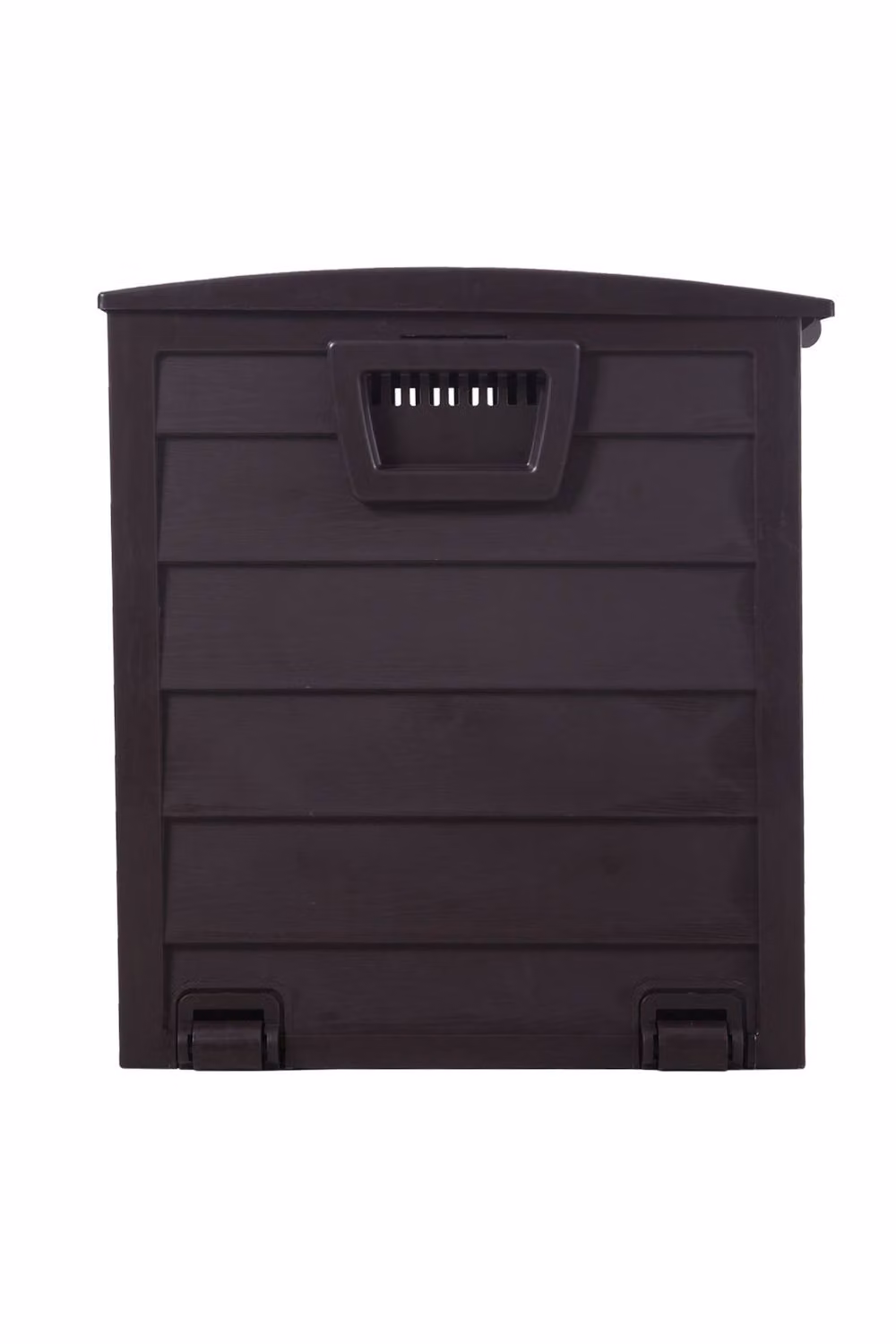 Living and Home Outdoor Storage Deck Box with Wheels in Dark Brown – 3
