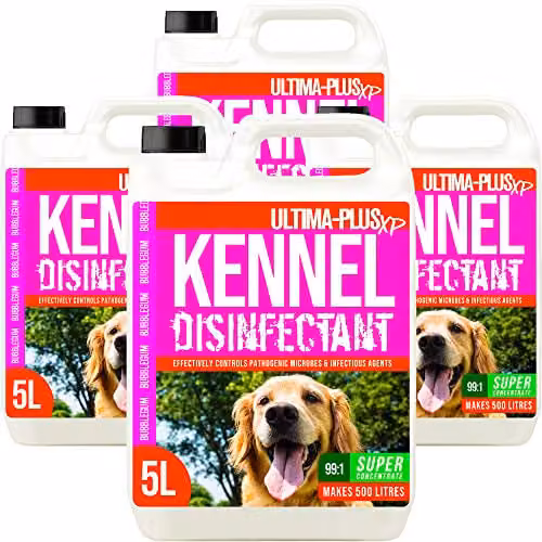 ULTIMA-PLUS XP Kennel Kleen Disinfectant Cleaner Sanitiser and Deodoriser, Pink, 20 kg