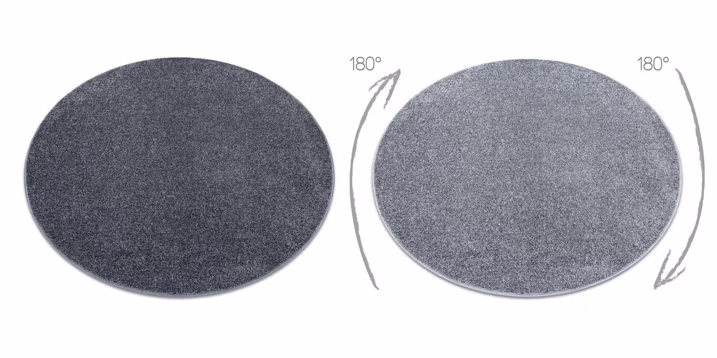 RugsX Round Santa Rug in Grey, Diameter: 100 cm – 2