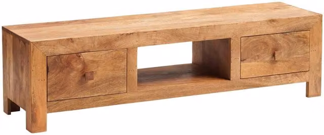 IH Design Duvid Light Mango Plasma Media Unit in Brown – 1