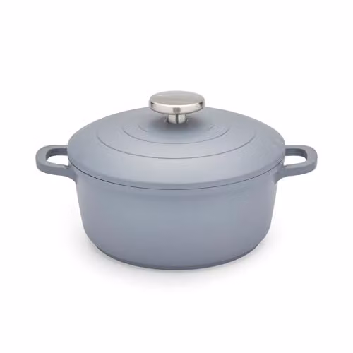 Morphy Richards Grey Cast Aluminium Casserole with Non-Stick Ceramic Coating, 2.3 l – 1