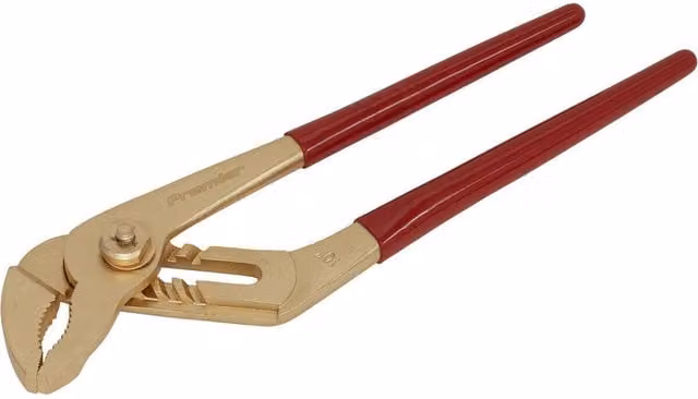 Loops Non-Sparking Beryllium Copper Water Pump Pliers, Multicolour, 250 mm