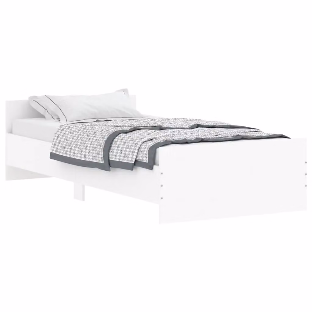 Berkfield Home White Engineered Wood Bed Frame with Drawers, W: 100 cm, D: 200 cm – 2