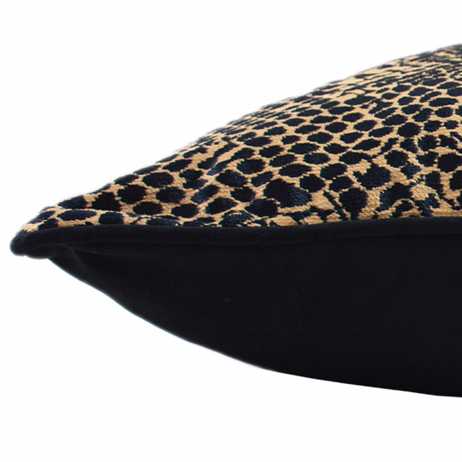 Paoletti Gold Python Animal Printed Velvet Rectangular Cushion W/D/H: 40 x 60 x 40 cm – 3