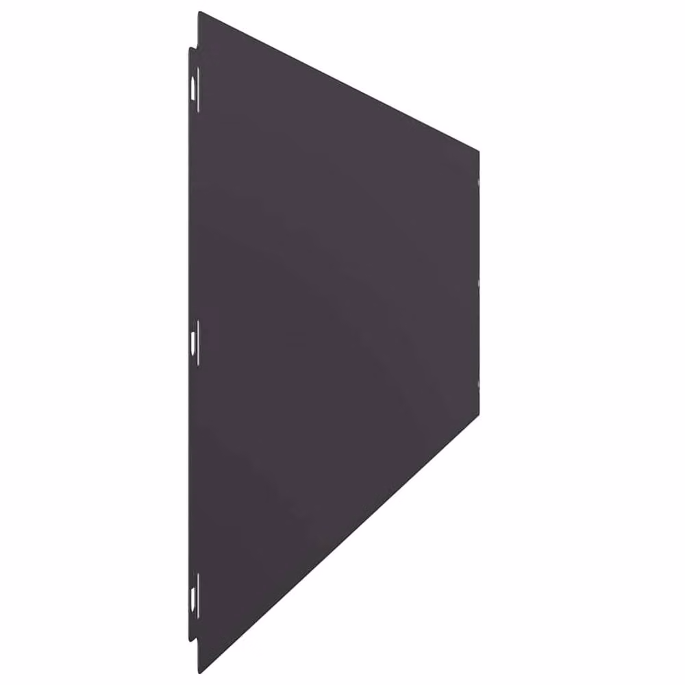 Berkfield Home Black Cold-rolled Steel Lawn Edgings, 20 Pieces, H x W: 25 x 103 cm – 3