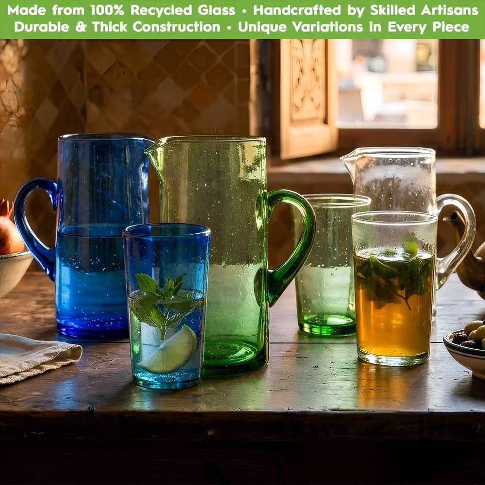 Nicola Spring Merzouga 12 Piece Transparent Glassware Set of Tumblers – 6