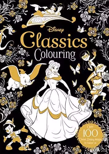 Disney Classics Multicolour Paper Colouring Book