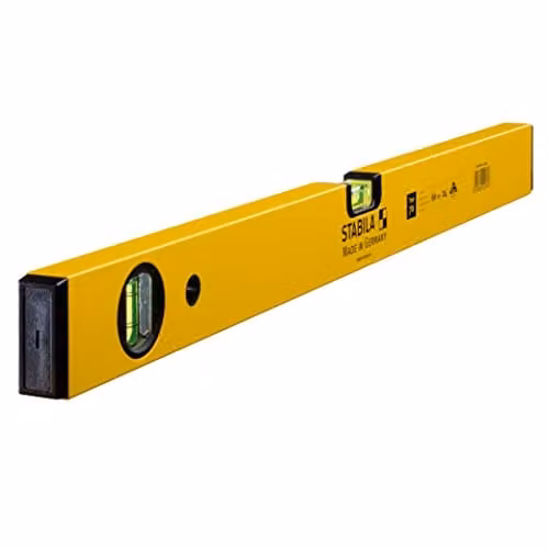 Stabila Type 70 Spirit Level, Yellow and Black, Length: 60 cm – 1