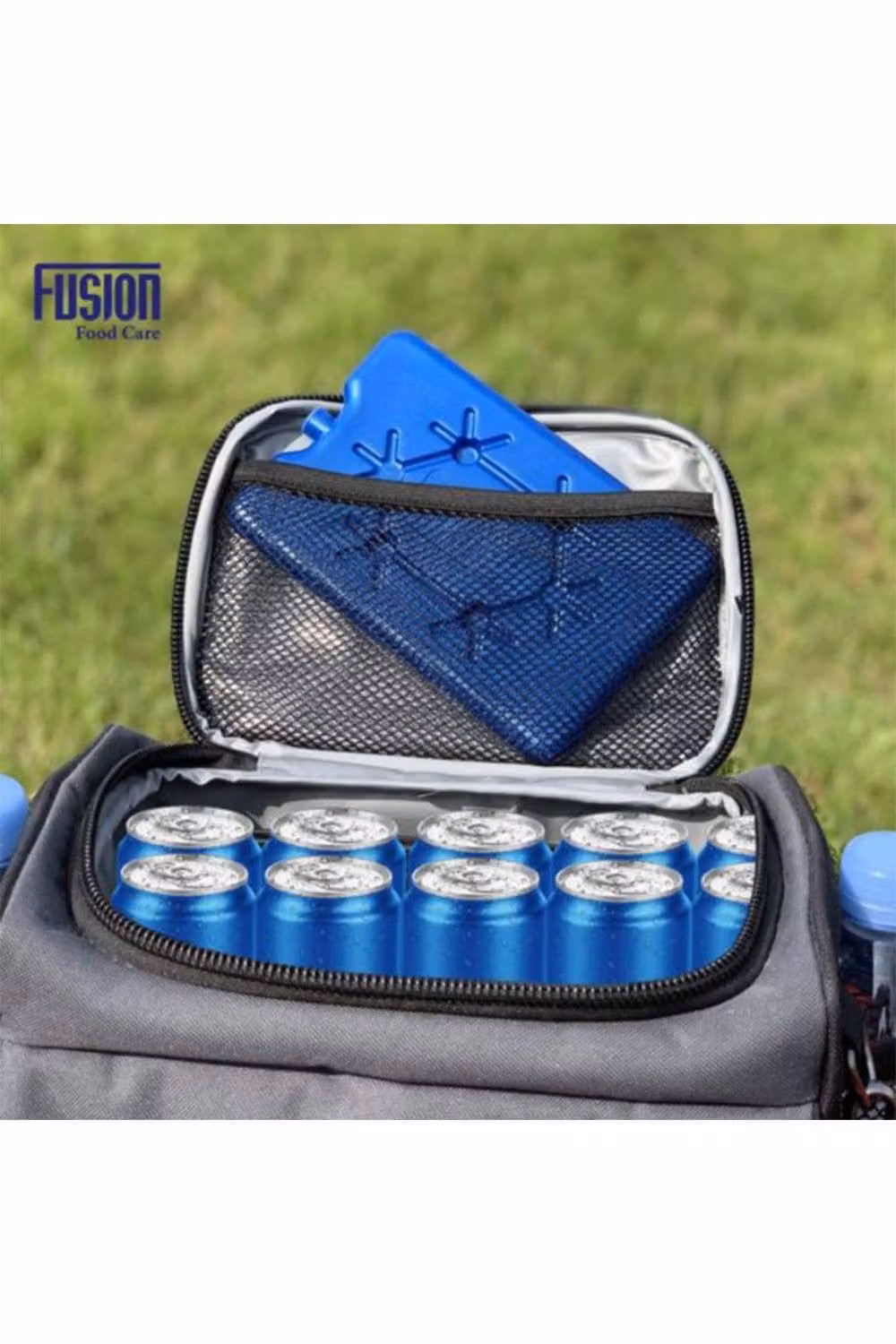 KDMD 4 Pack Blue Freezer Ice Block Packs for Lunch Boxes and Cool Bags – 3