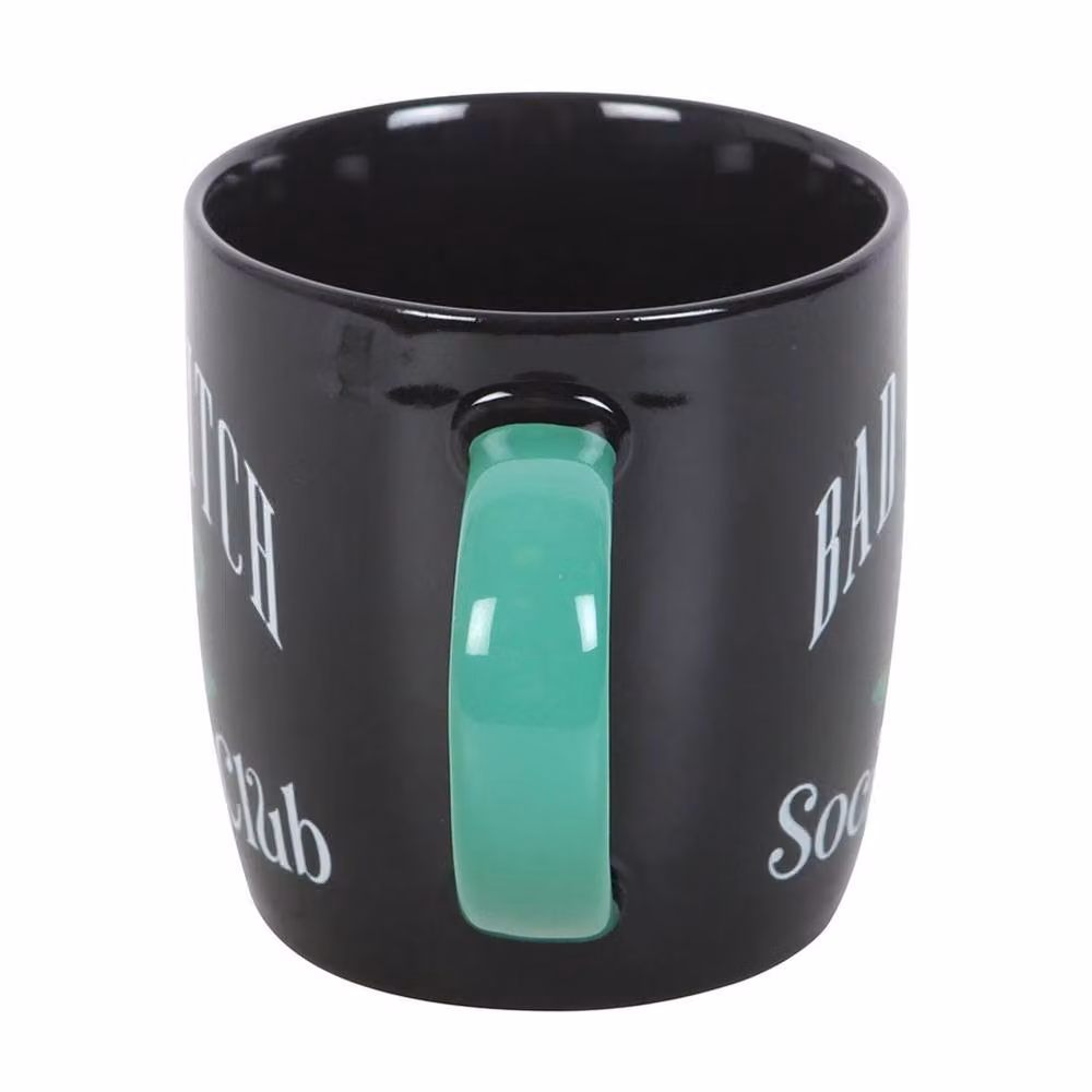 Something Different Bad Witch Social Club Ceramic Mug and Coaster Set in Black – 2