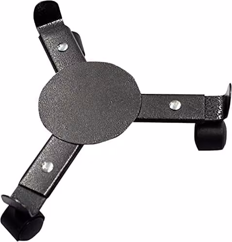 St Helens Home & Garden Adjustable Steel Garden Pot Mover in Black, Diameter: 7.5 to 25 cm