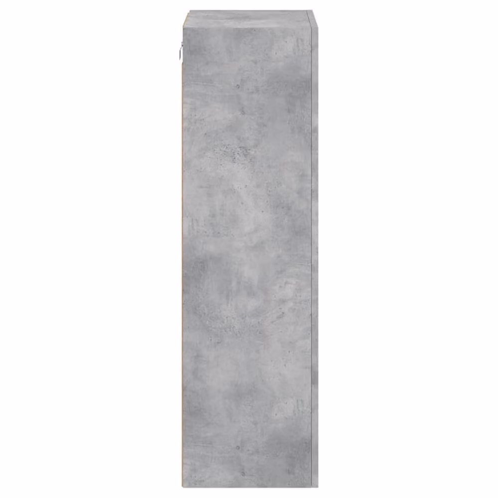 Berkfield Home Wall Mounted TV Cabinet in Concrete Grey, W/D/H: 40.5 x 30 x 102 cm – 4