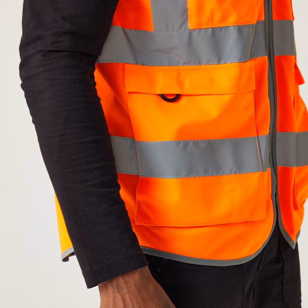 Regatta Men's Hi-vis Executive Vest in Orange, Size: XXL – 2