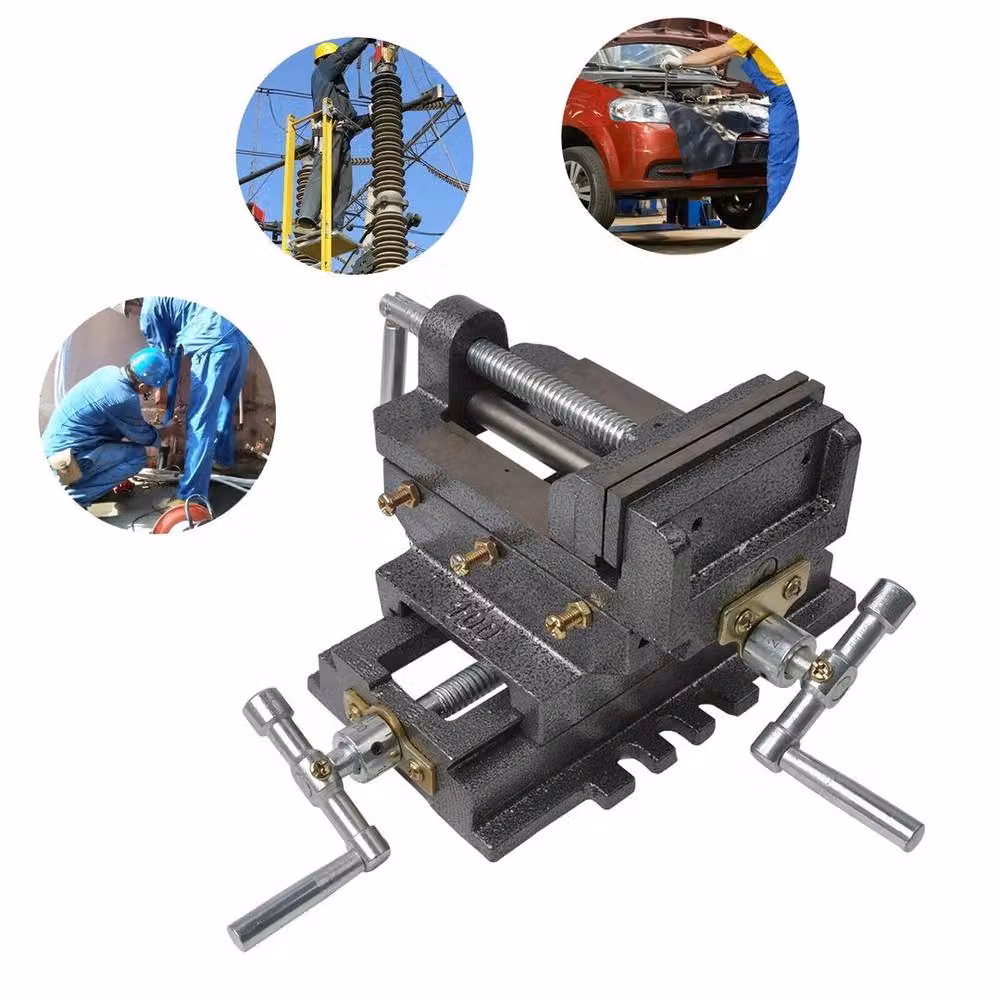 SPETLEK Grey Bench Vice Pillar Press and Budget Drill – 5