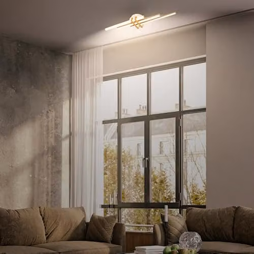 Briloner LED Ceiling Light, Warm White, Copper, W/D/H: 78.5 x 16 x 7.5 cm – 3