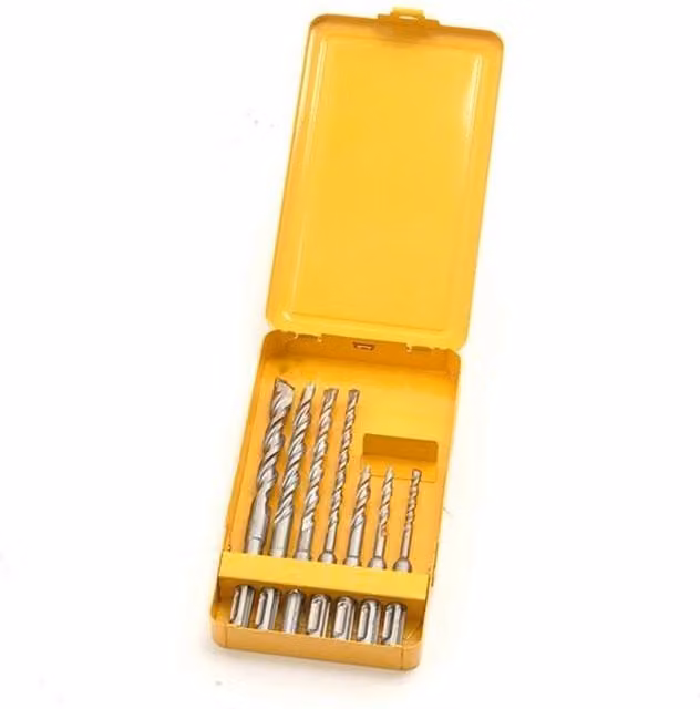 DeWalt 7 Piece SDS Drill Bit Set in Multi Colour and Yellow