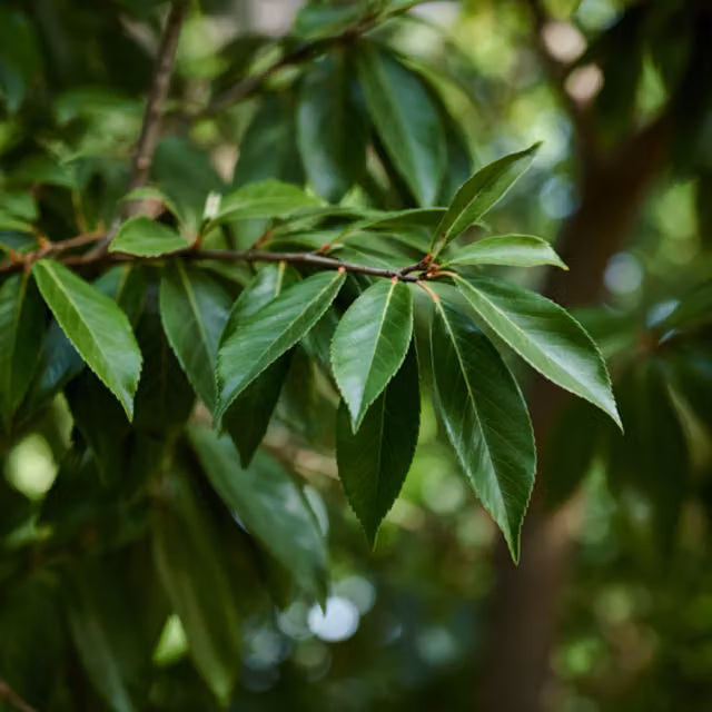 Plants By Post Prunus Rotundifolia Evergreen Cherry Laurel Hedge Plant, Green