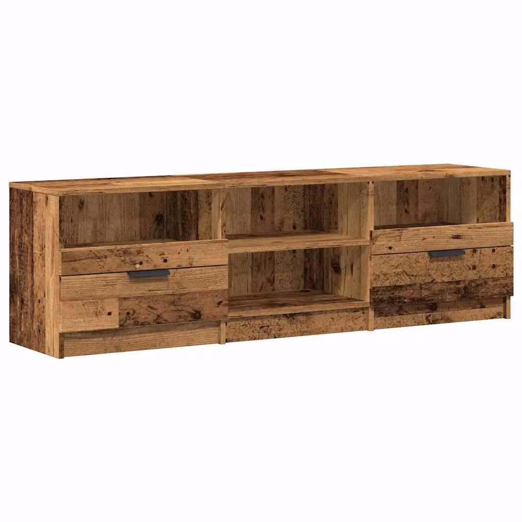 Berkfield Home Rustic Old Wood TV Cabinet in Brown, W/D/H: 150 x 33.5 x 45 cm – 2