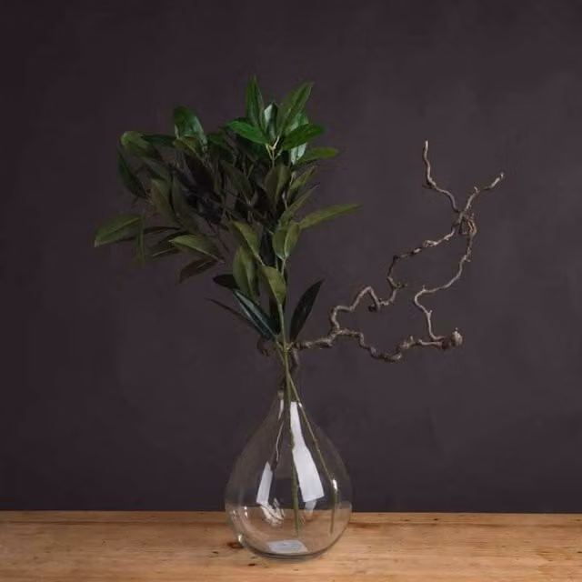 Lemon Pavilion Faux Bay Leaf Spray Artificial Plant, Green, W25 x D1 x H65 cm – 1