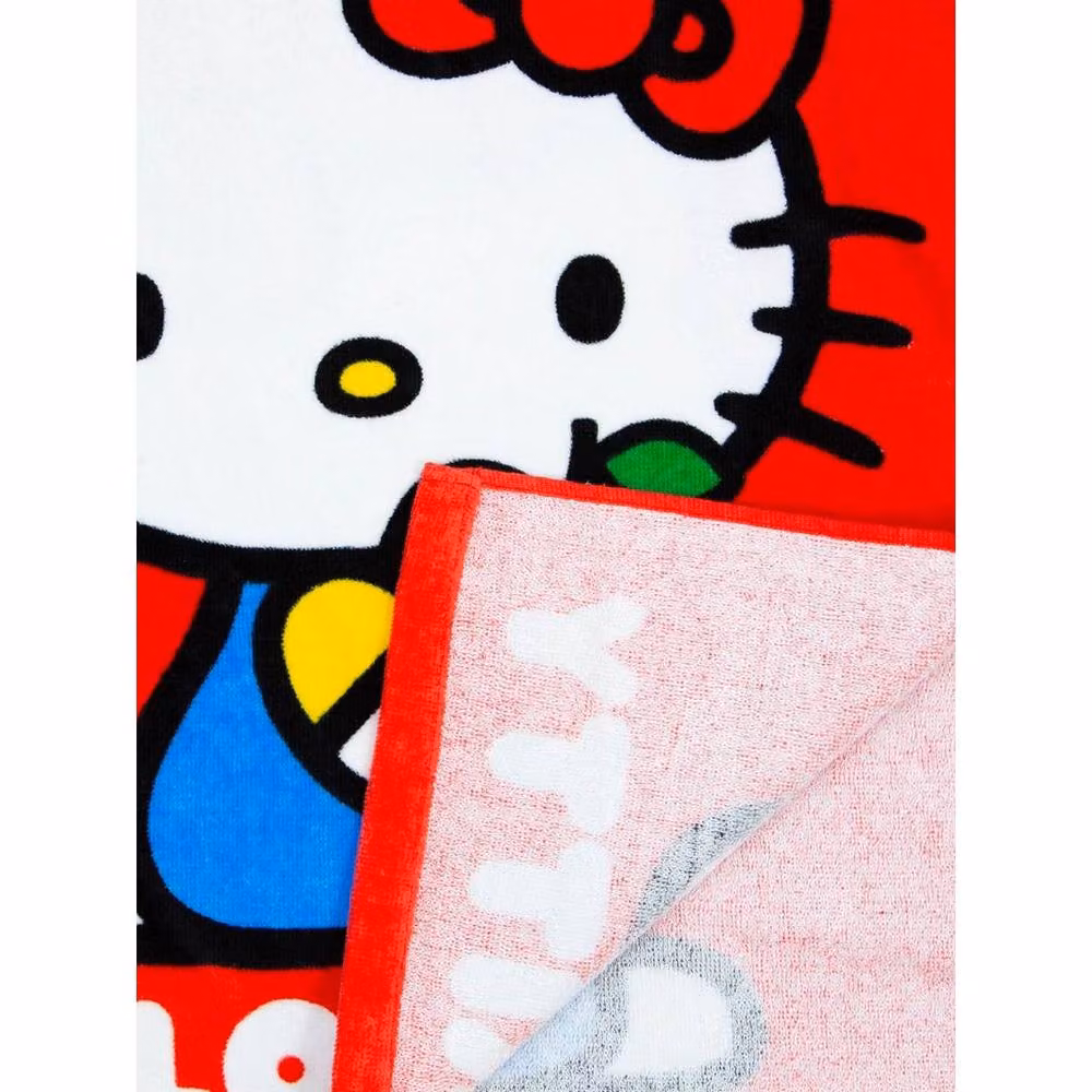 Hello Kitty Cheeky Multicolour Hooded Cotton Terry Towel – 3