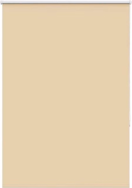 Berkfield Home Blackout Roller Blind, Beige Polyester, W: 95 cm, H: 150 cm