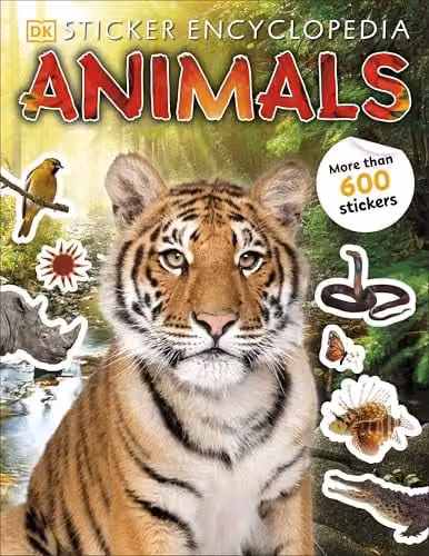 DK Sticker Encyclopedia Animals Multicolour Paper Sticker Book