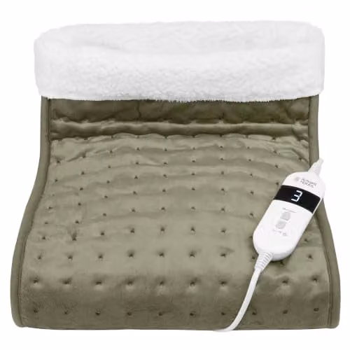 Russell Hobbs Electric Heated Foot Warmer and Slipper in Green