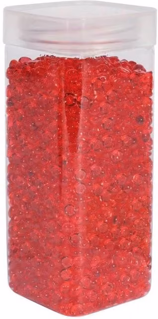 KDMD Red Round Plastic Beads, 7mm, 2 Pack (660g) – 1