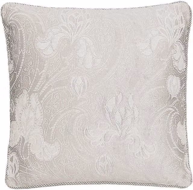 Sanderson Ashbee Floral Square Cushion in Beige, W/D/H: 40 x 40 x 40 cm