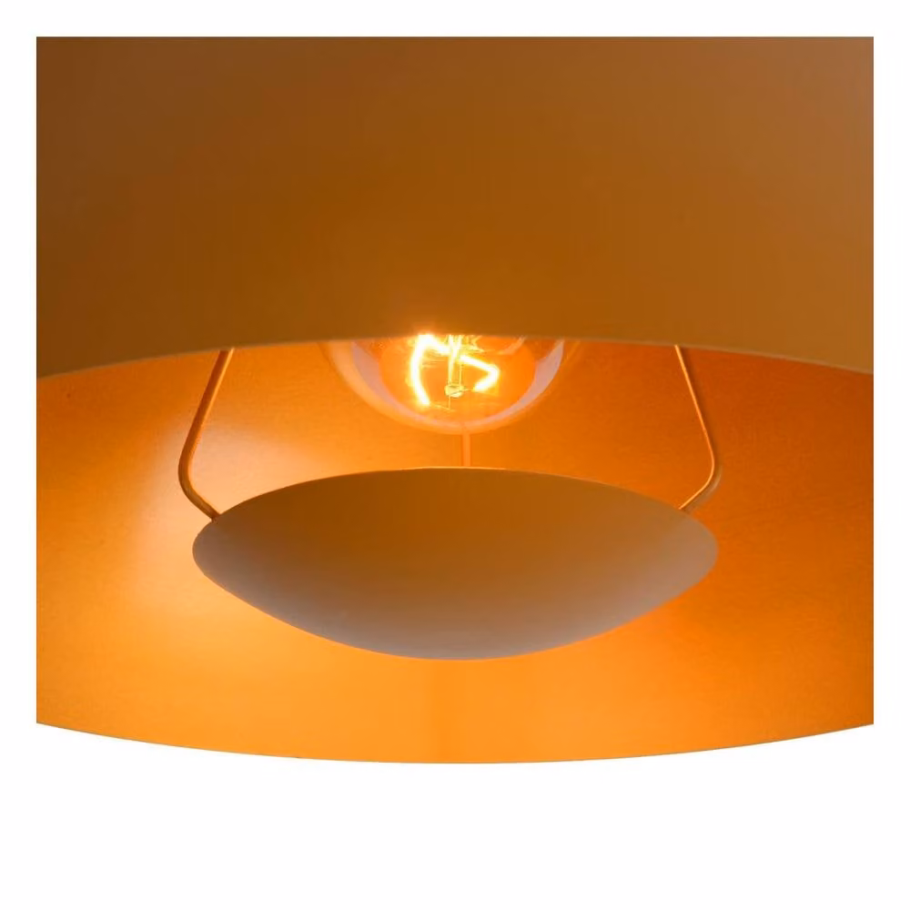 Netlighting Siemon Modern Pendant Light in Yellow, Diameter: 40 cm – 3