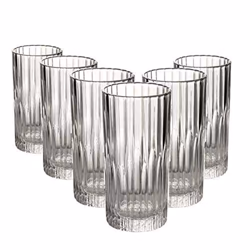 Duralex Manhattan Transparent Tumbler Glasses, 305 ml, Pack of 6