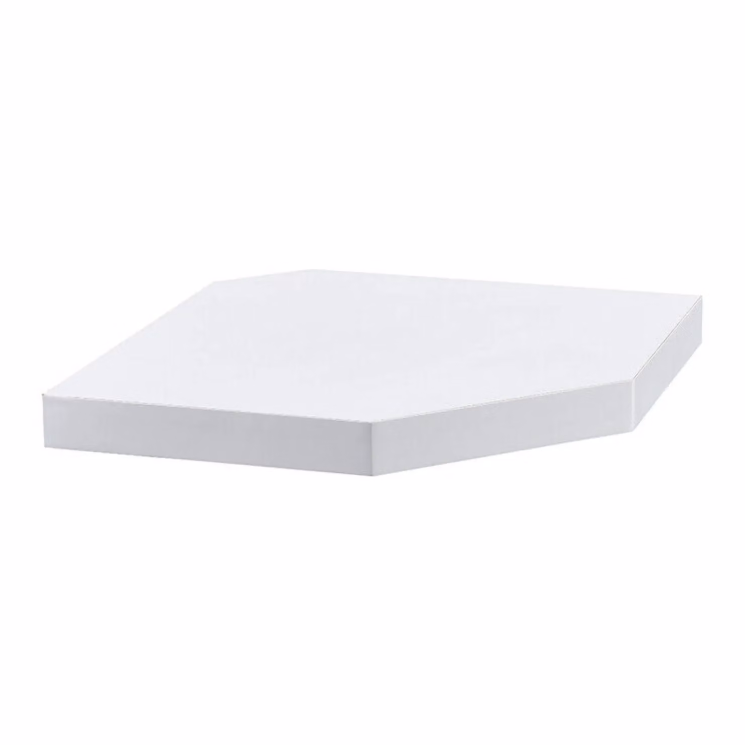 Rafaelo Mobilia White Wall Mounted Corner Floating Shelf – 2