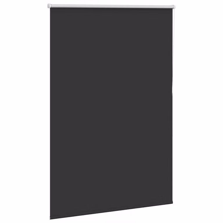 Berkfield Home Blackout Roller Blind, Black Polyester, W: 105 cm, H: 130 cm