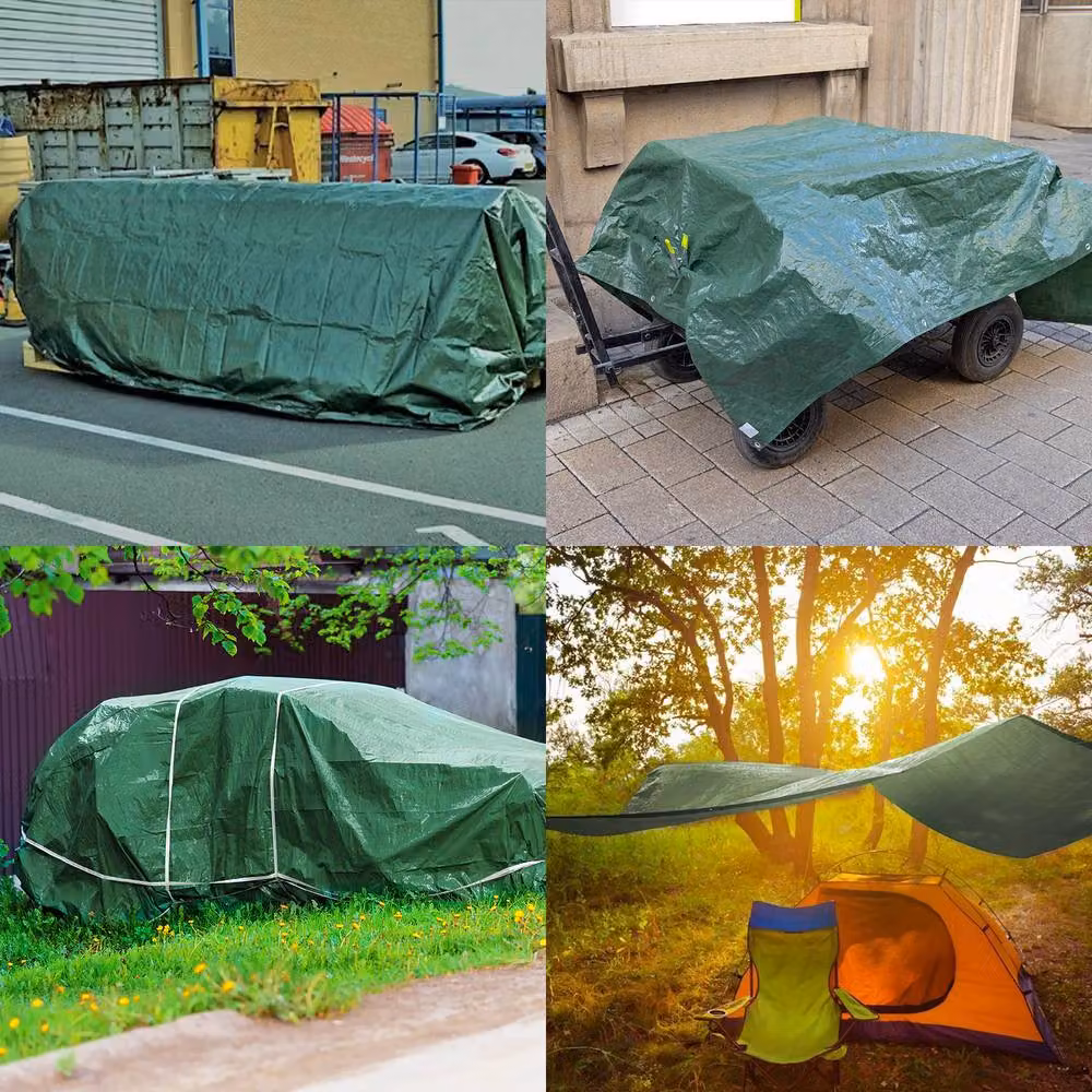 Keplin Waterproof Tarpaulin Cover Sheet in Blue and Green – 4