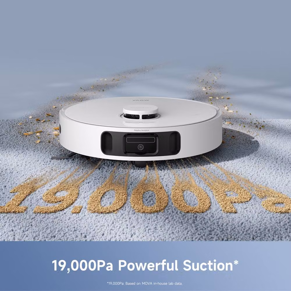 Mova E40 Ultra Robot Vacuum and Mop with All-in-one Self-Cleaning Dock, White – 2