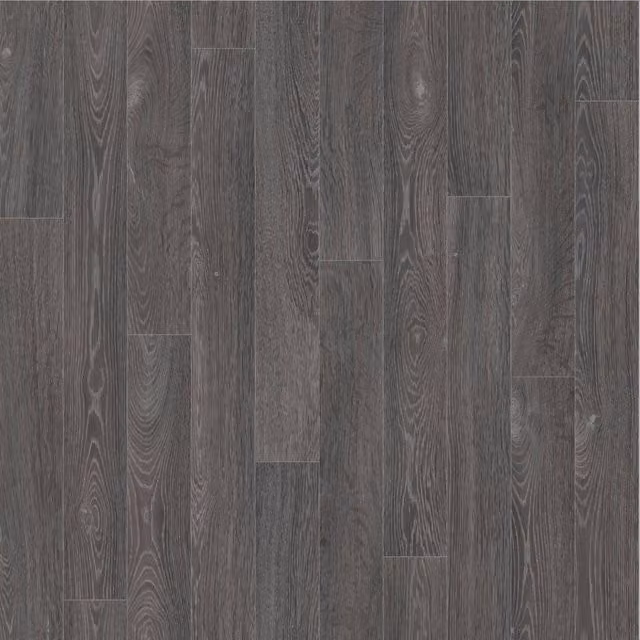 Primus Grey Wood Effect Plank Vinyl Flooring, 2.5mm Thickness, W: 200 cm x L: 300 cm