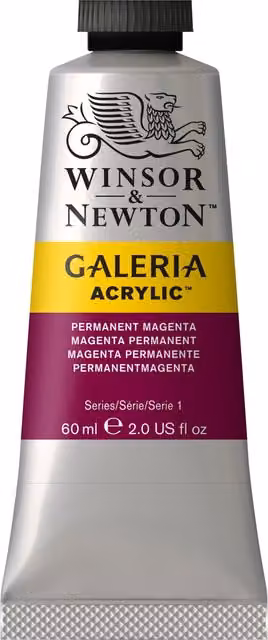 Winsor and Newton Galeria Acrylic Paint in Permanent Magenta Pink