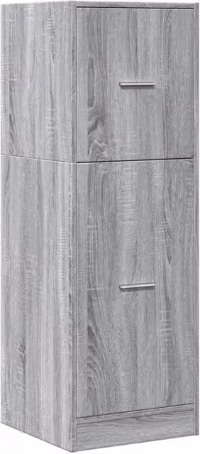 Berkfield Home Elegant Apothecary Cabinet in Grey Sonoma, W: 40 cm, D: 41 cm, H: 118 cm – 1