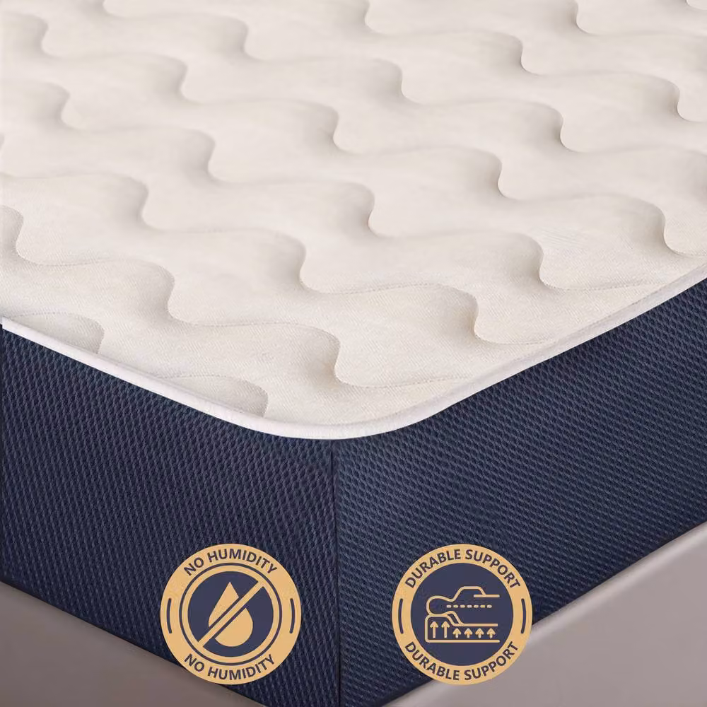 White Stone Antibacterial Cold Foam Mattress in White, EU Single, Height: 30 cm – 5
